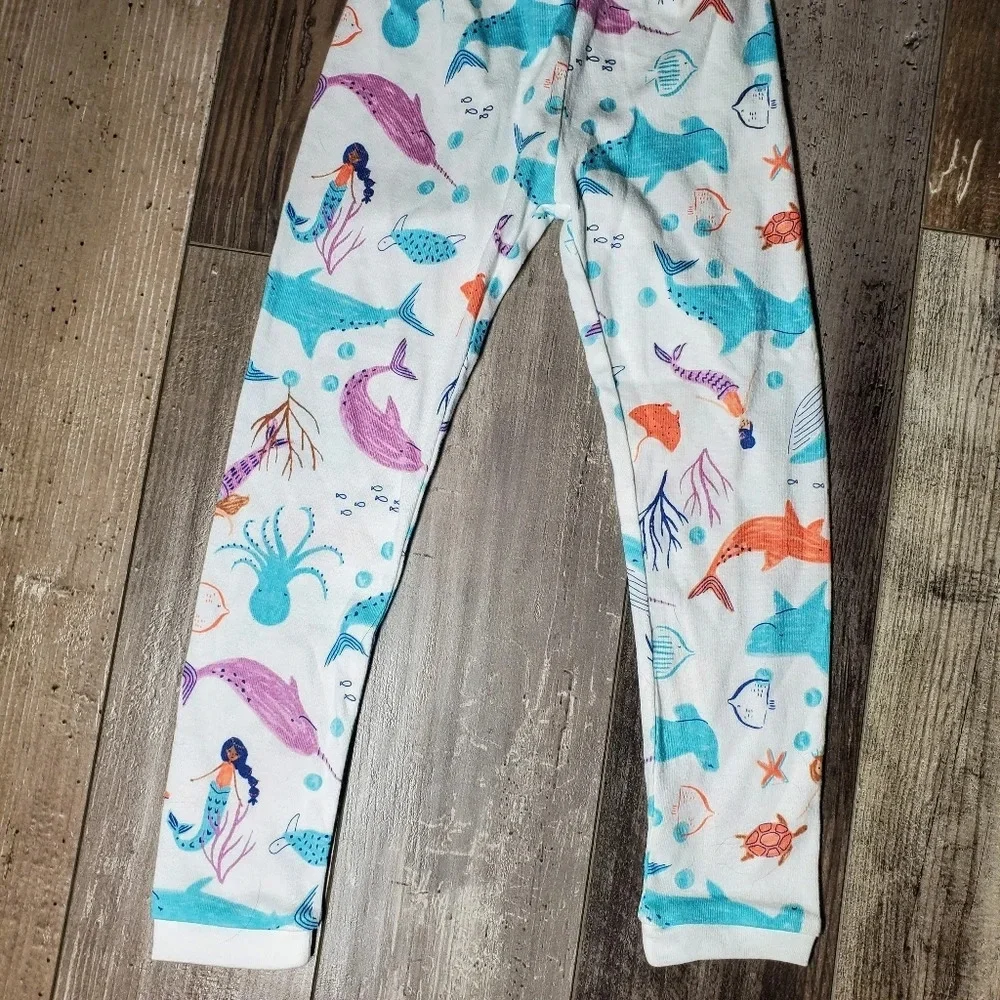 NWT Carter's Girls Size 4T Ocean Mermaid Pajama Bottoms Bundle